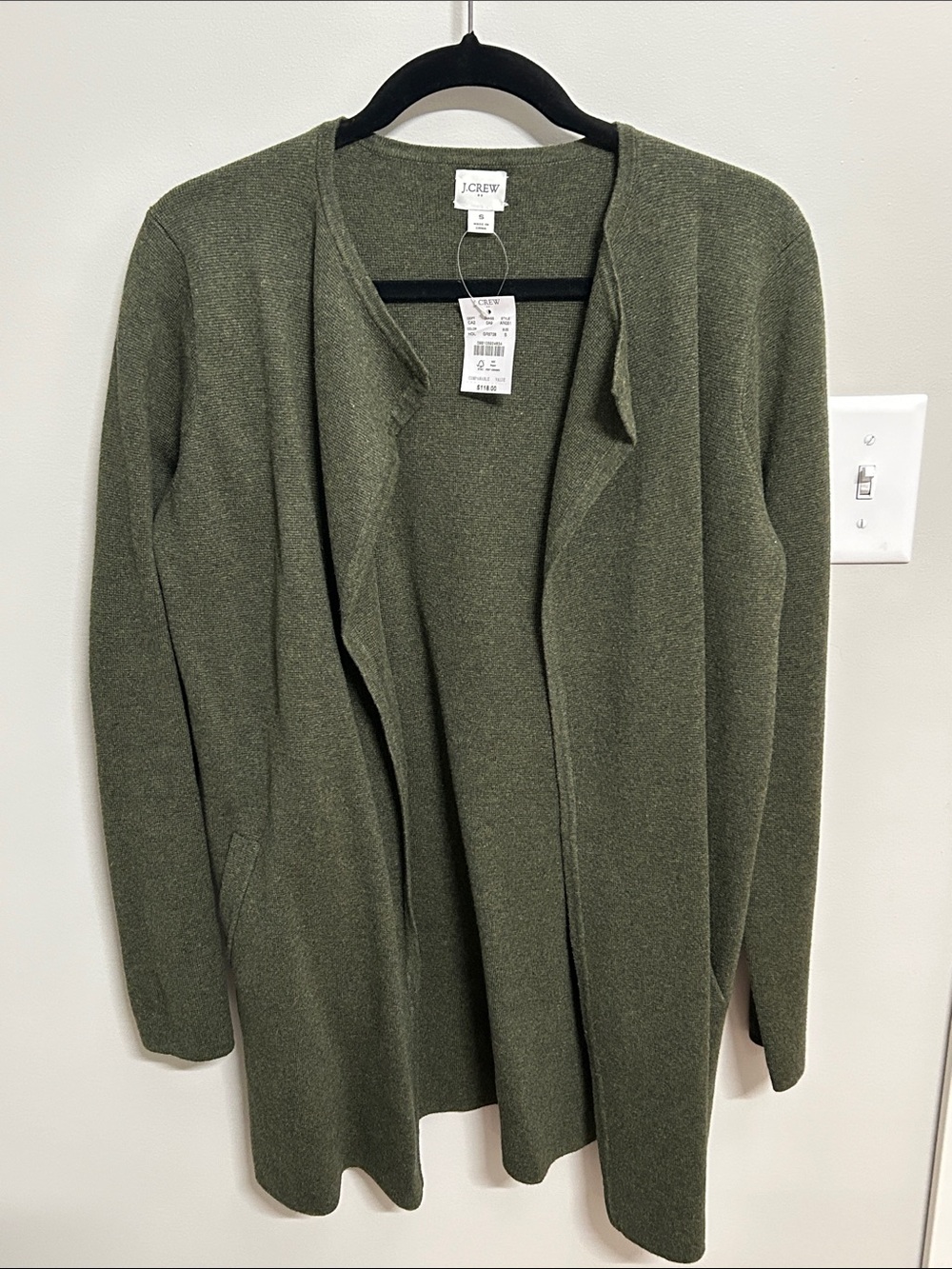 J. Crew Factory Vanessa Sweater-Jacket NWT